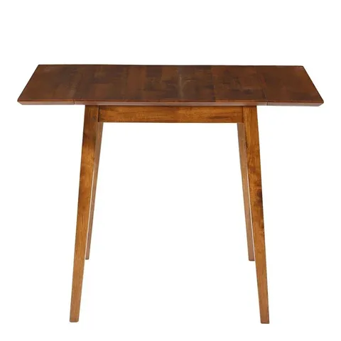 BOXED BOWERBANK EXTENDABLE SOLID WOOD DINING TABLE - DARK OAK (1 BOX)