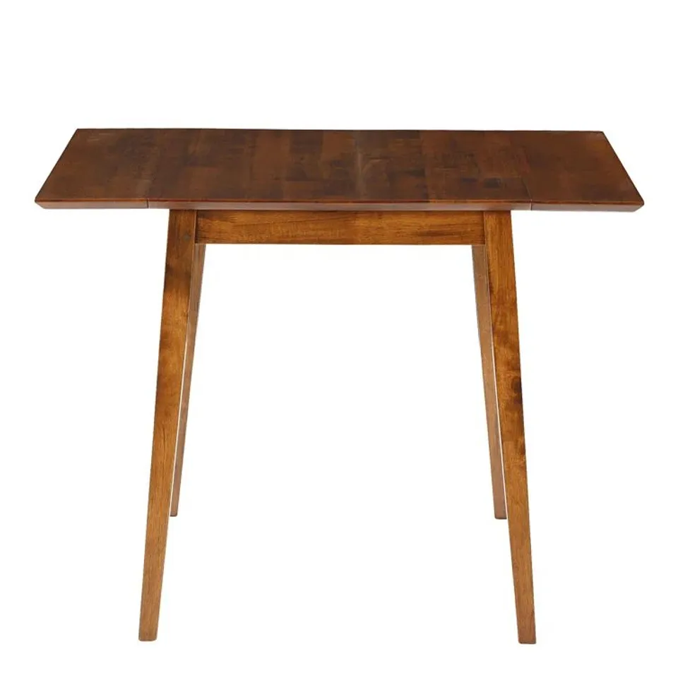 BOXED BOWERBANK EXTENDABLE SOLID WOOD DINING TABLE - DARK OAK (1 BOX)