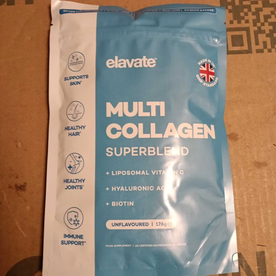 ELAVATE MULTI COLLAGEN SUPERBLEND – UNFLAVOURED, 176 G