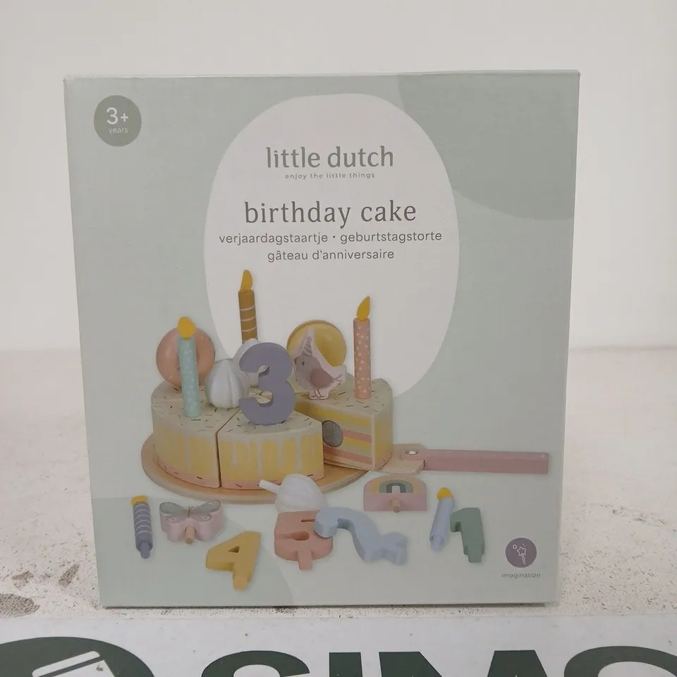 LITTLE DUTCH BIRTHDAY CAKE TOY SET (3+ YEARS)