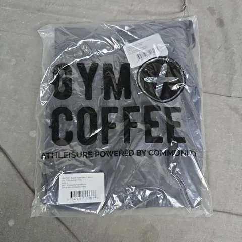 BAGGED GYM+COFFEE RELENTLESS 7" SHORTS β MIDNIGHT GREY, SIZE S
