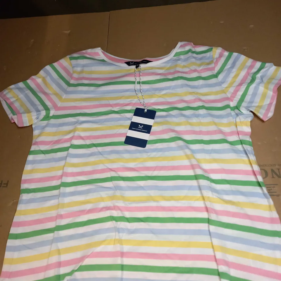 CREW CLOTHING COMPANY BRETON T-SHIRT SIZE M