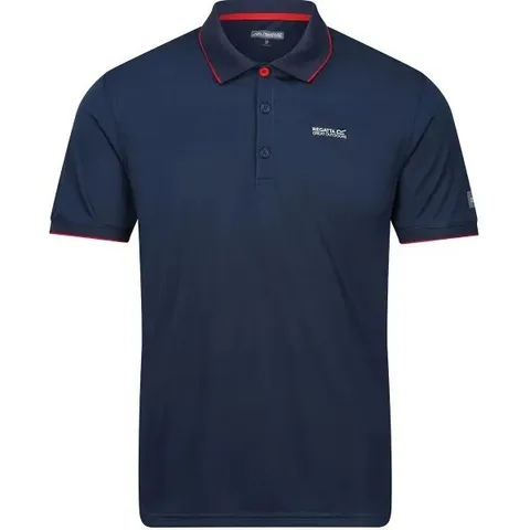 REGATTA MEN'S REMEX II JERSEY POLO SHIRT MOONLIGHT DENIM SIZE 3XL
