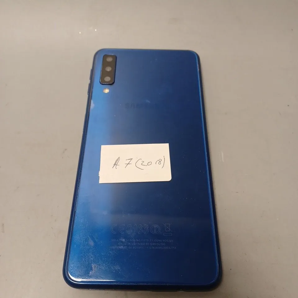 SAMSUNG A7 BLUE MOBILE PHONE 