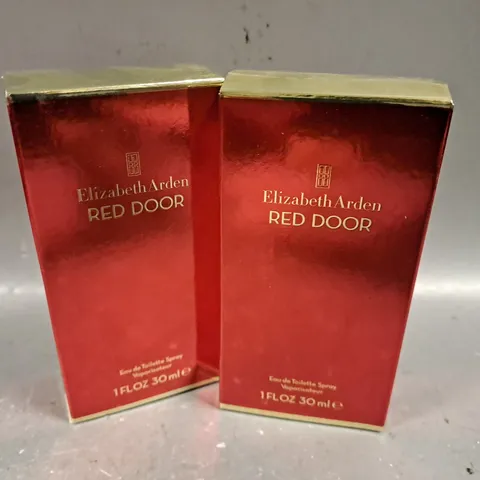 2 X 30ML ELIZABETH ARDEN RED DOOR EAU DE TOILETTE