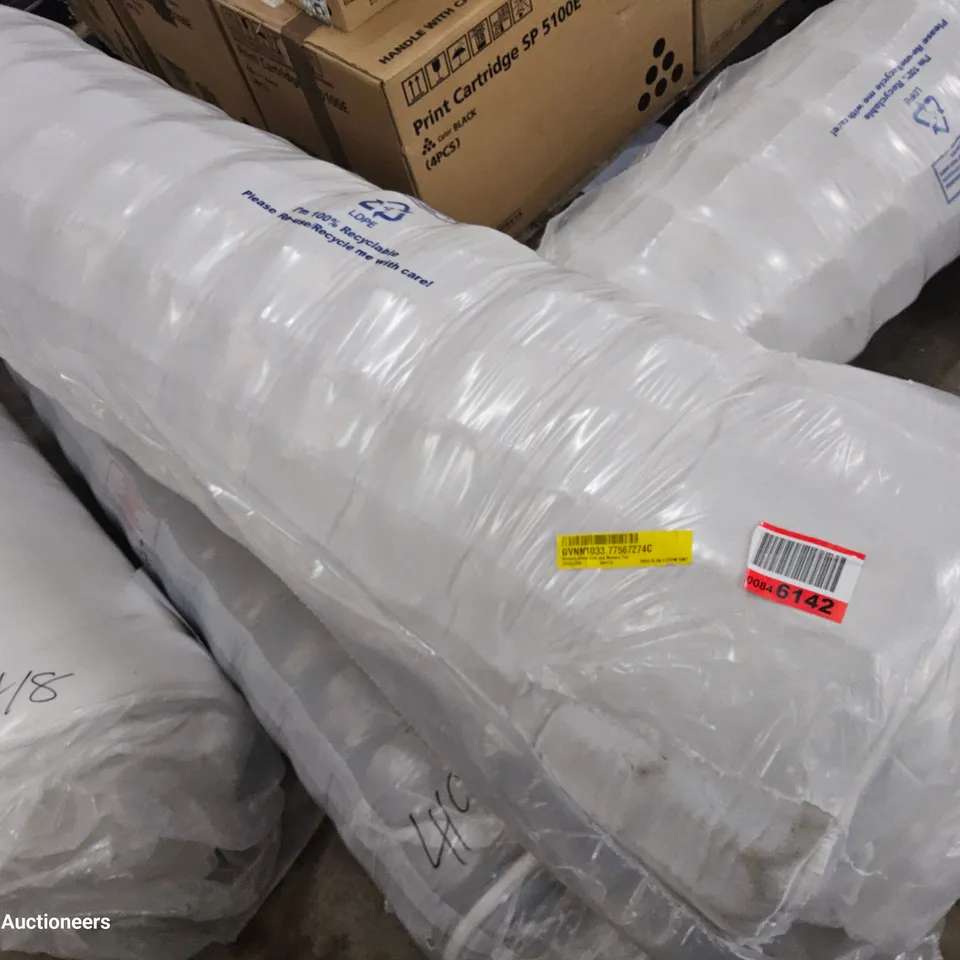 QUALITY BAGGED 4'6" DOUBLE SERENITY HYBRID COIL AND MEMORY FOAM MATTRESS