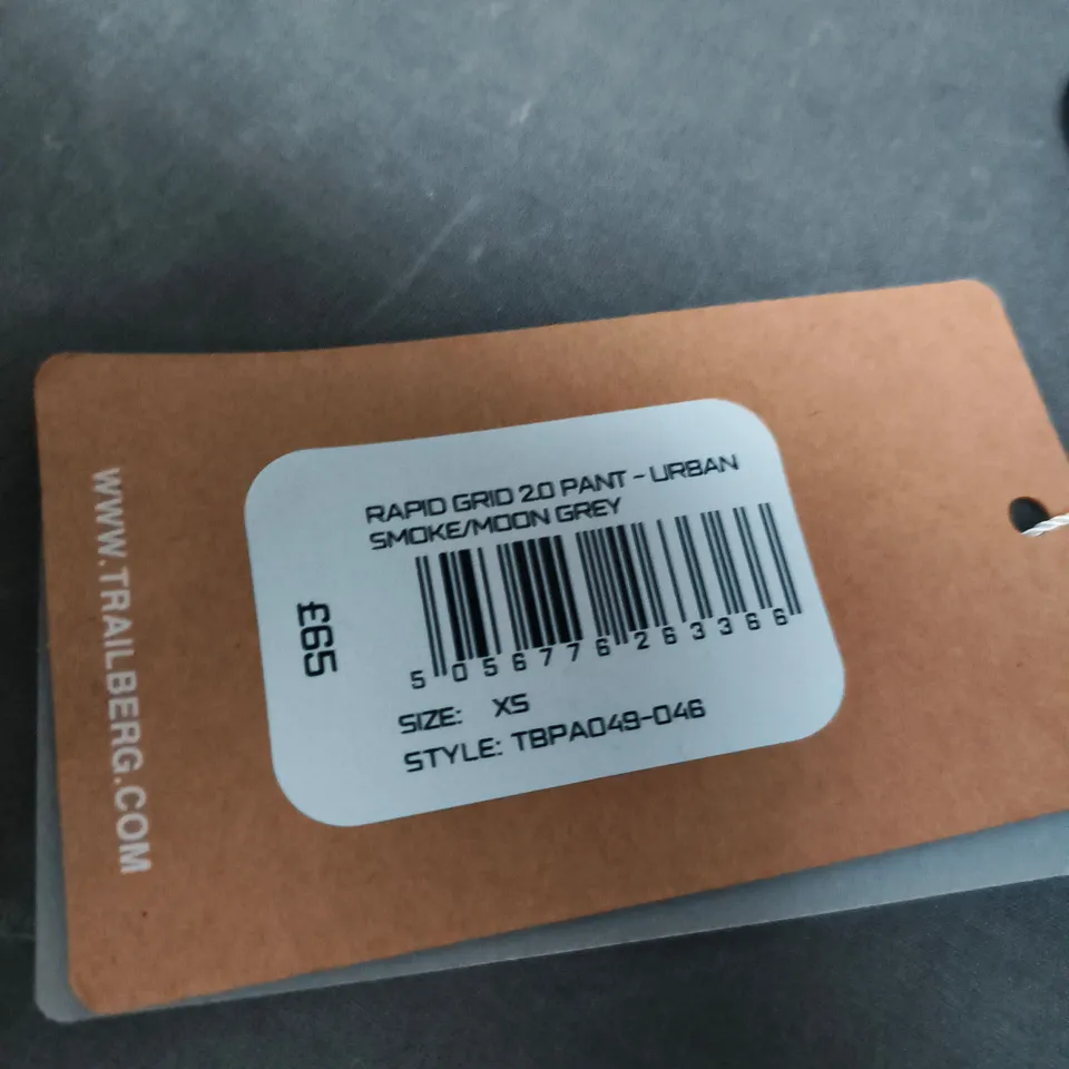 TRAIL BERG RAPID GRID 2.0 PANT – URBAN SMOKE/MOON GREY, XS