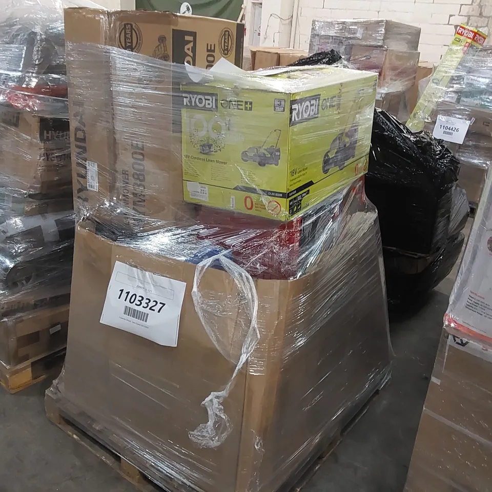 PALLET OF APPROXIMATELY 12 UNPROCESSED RAW RETURN HOUSEHOLD AND ELECTRICAL GOODS TO INCLUDE;