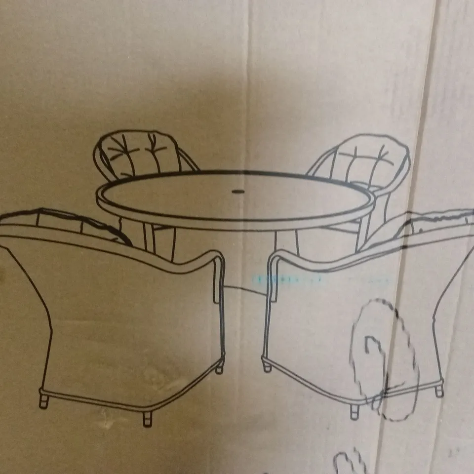 BOXED FLORIDA OUTDOOR DINING CHAIRS // CHAIRS ONLY (1 BOX)