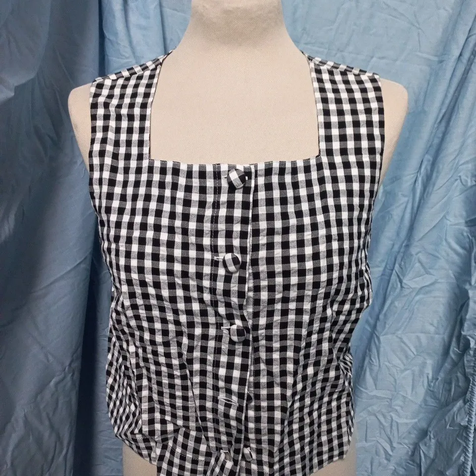 NOBODYS CHILD SAMMIE BUTTON FRONT TANK – SIZE 12