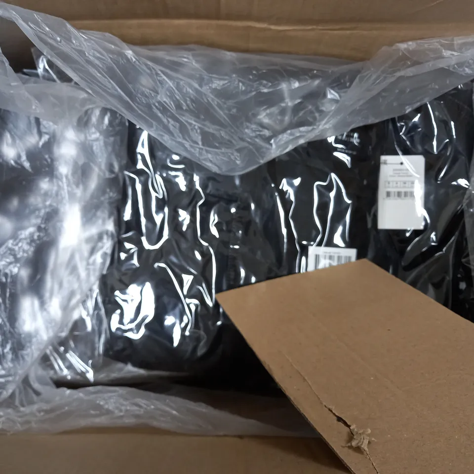 APPROXIMATELY 60 BRAND NEW CASUAL TRENCHES IN WASHED BLACK IN VARIOUS SIZES - COLLECTION ONLY
