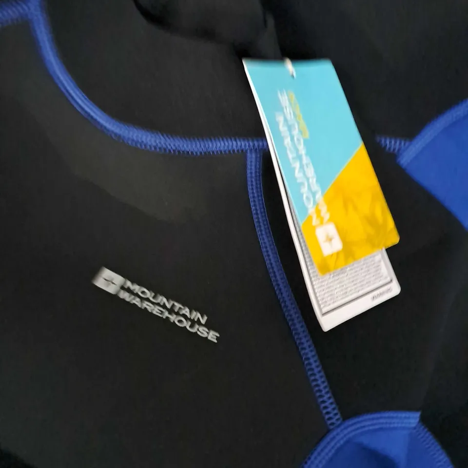 MOUNTAIN WAREHOUSE FULL LENGTH KIDS WETSUIT IN BLACK/BLUE - 9-10YRS