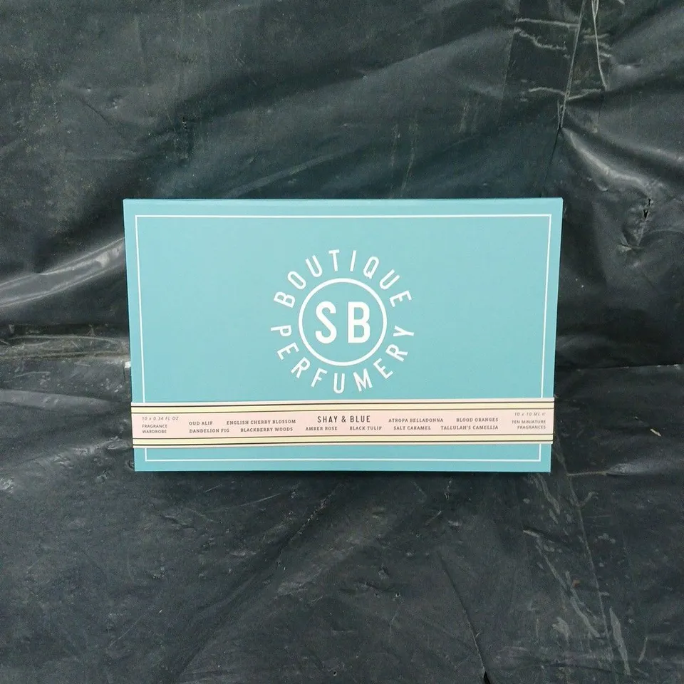 BOXED BOUTIQUE PERFUMERY SHAY & BLUE FRAGRANCE COLLECTION 