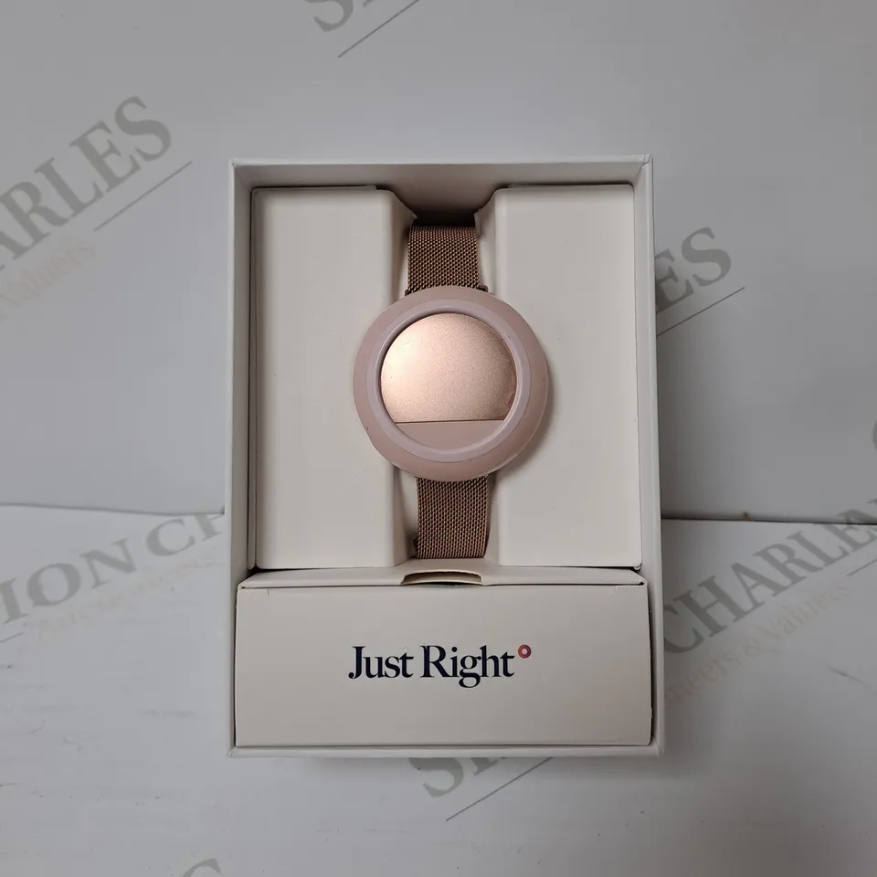 BOXED EMBR LABS WAVE 2 COOLING & WARMING WRISTBAND IN ROSE GOLD