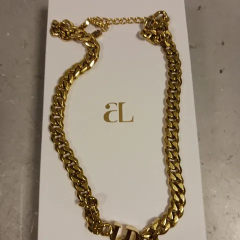 ABBOTT LYON PERSONALISED 'LD' CHAIN LINK NECKLACE 
