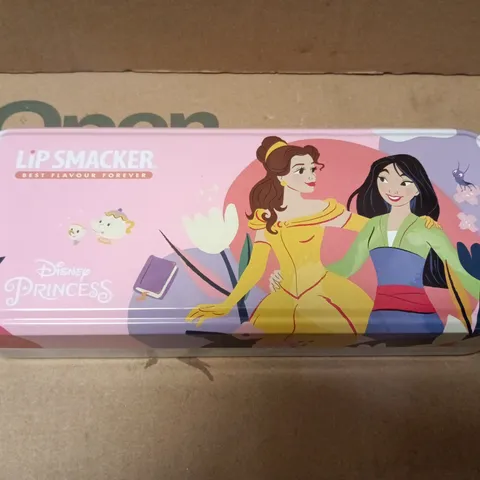 DISNEY PRINCESS LIP SMACKER LIP BALM SET IN PINK TIN