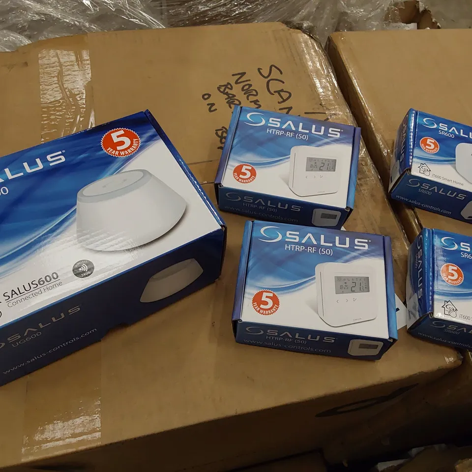 BOXED SMART HOME PACK 2 ZONE, COMPRISING SALUS UG600, 2 × HTRP-RF & 2 × SR600