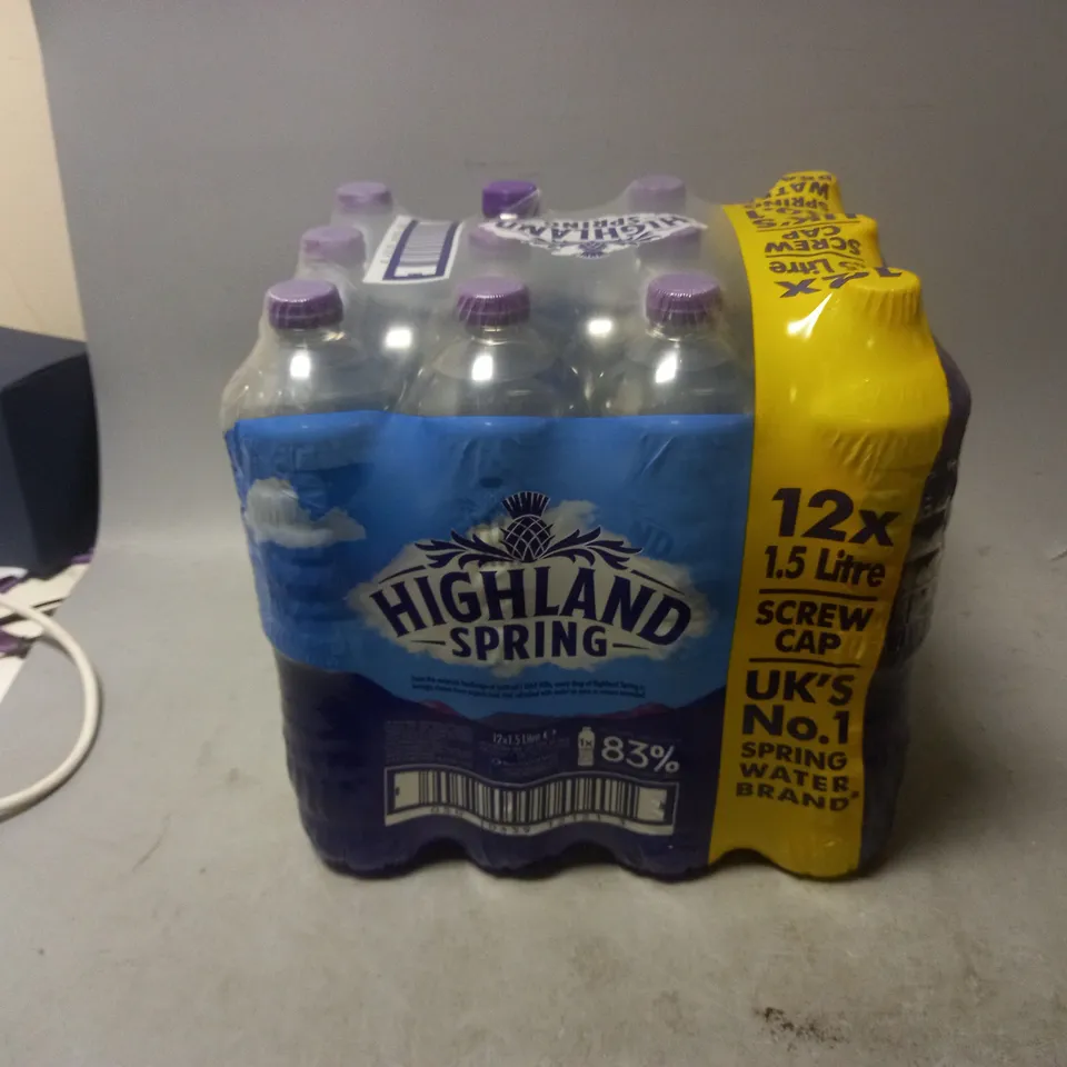 HIGHLAND SPRING 12X 1.5LITRE SCREW CAP 