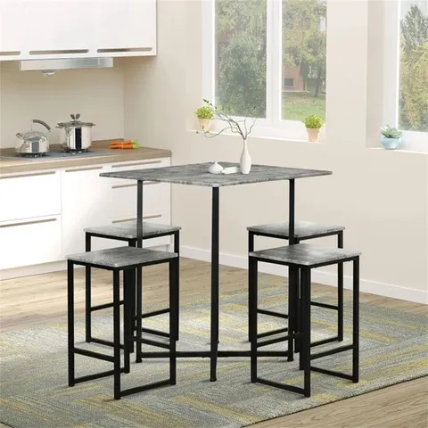 BOXED MIKONOS 4-PERSON DINING SET