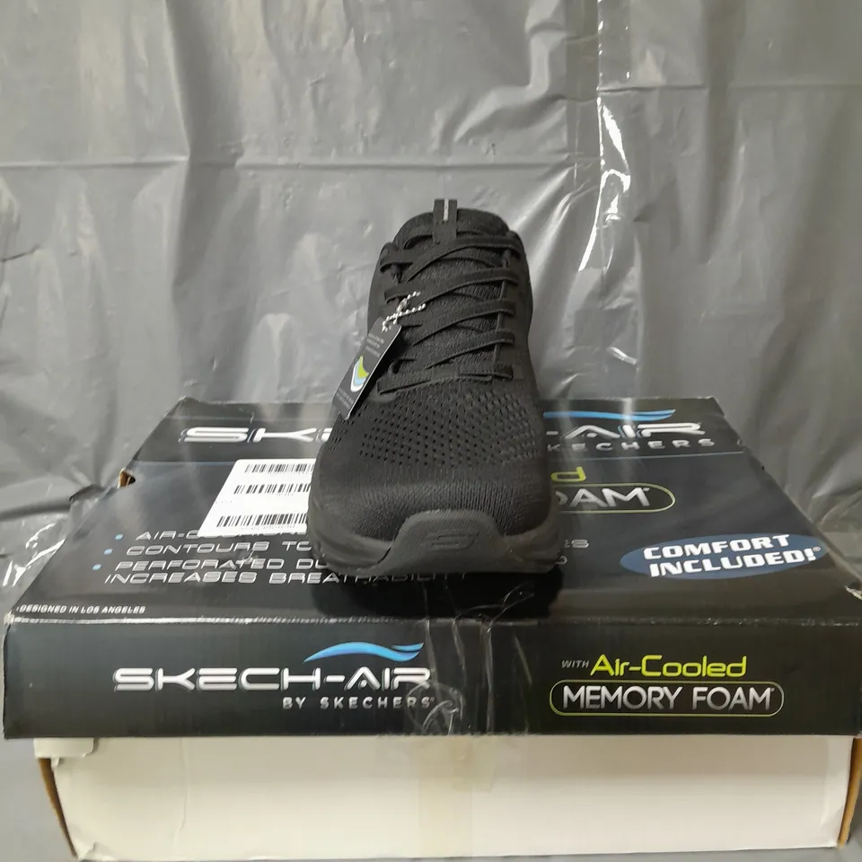 SKECH-AIR BY SKECHERS AIR-COOLED MEMORY FOAM MENS TRAINERS BLACK SIZE 12