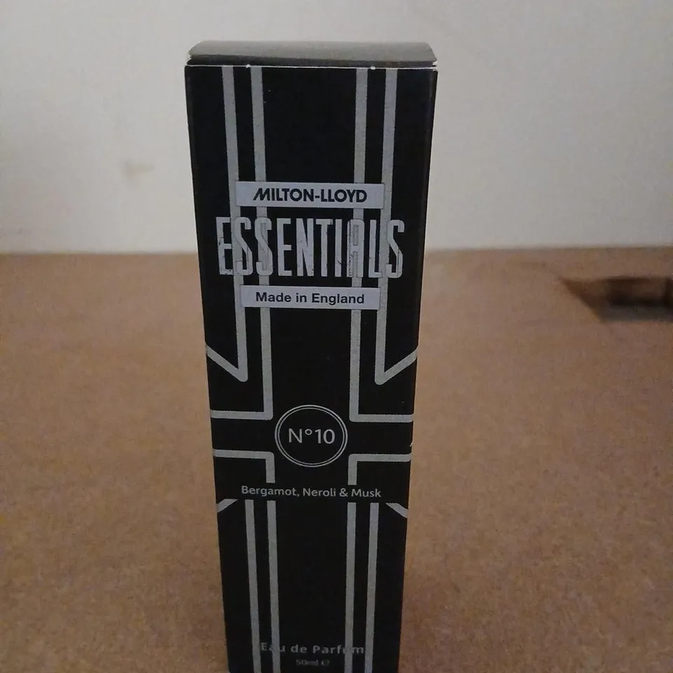 BOXED MILTON LLOYD ESSENTIALS NO 10 EAU DE PARFUM 50ML