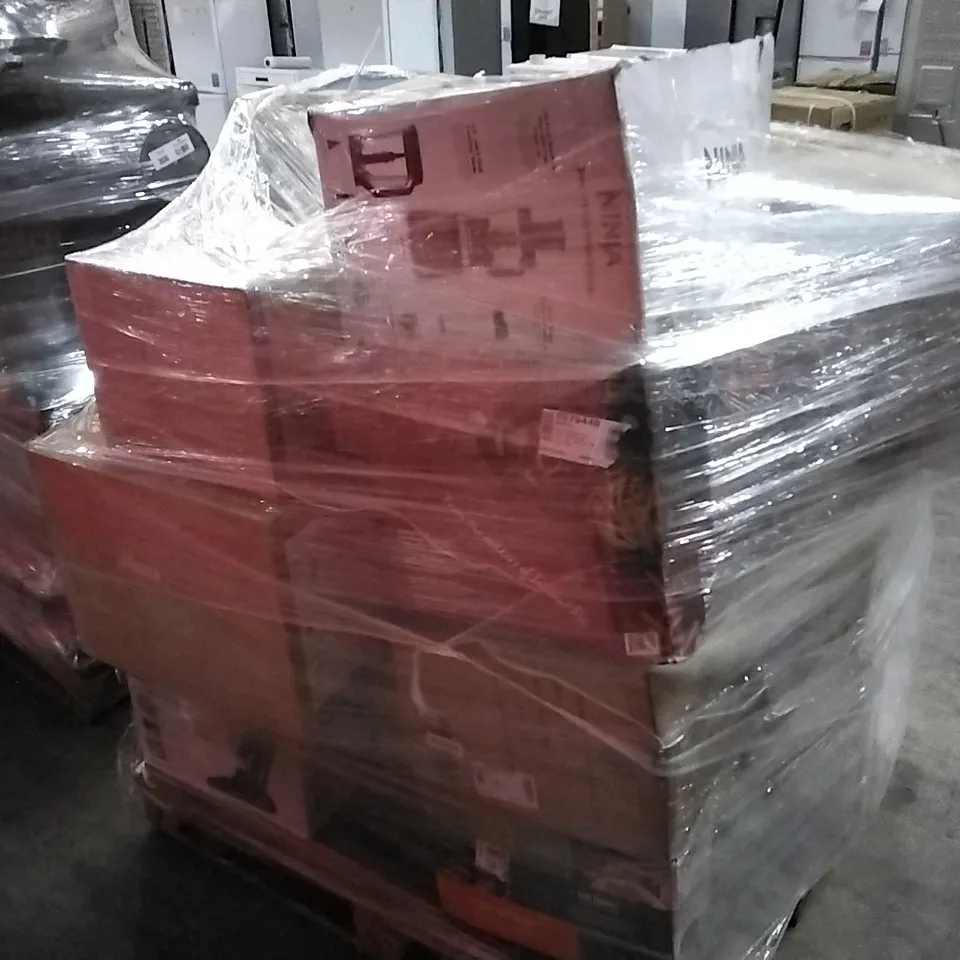 PALLET OF APPROXIMATELY 21 UNPROCESSED RAW RETURN HOUSEHOLD AND ELECTRICAL GOODS TO INCLUDE;