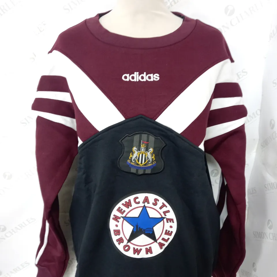 NEWCASTLE UNITED RETRO SWEATSHIRT SIZE M