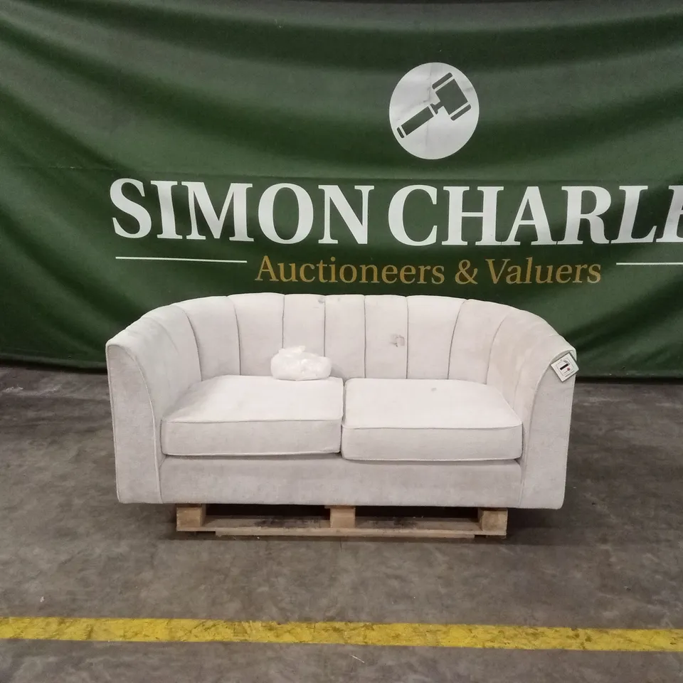 GUILD FABRIC 2 SEATER SOFA - IVORY RRP £649