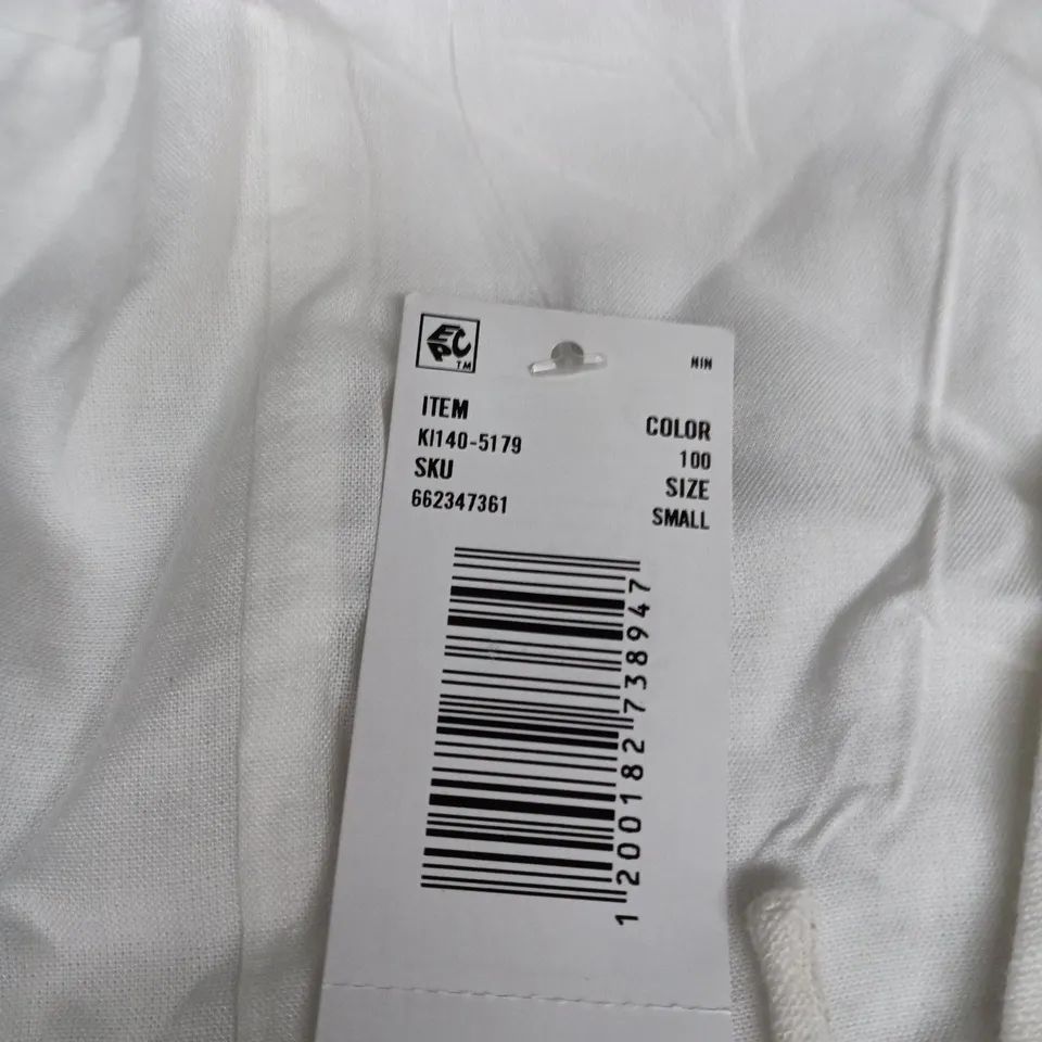 ABERCROMBIE & FITCH TIE-FRONT TOP IN WHITE SIZE SMALL