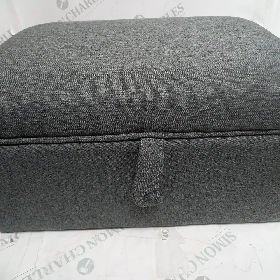 LIVING & HOME OTTOMAN-03-S-DARK GREY-C DIMENSIONS 49*33*34 CM