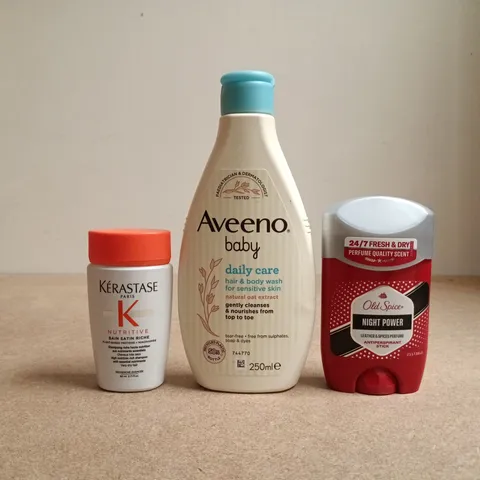 APPROXIMATELY 15 ASSORTED COSMETIC ITEMS TO INCLUDE AVEENO, KΓRASTASE, ETC - COLLECTION ONLY