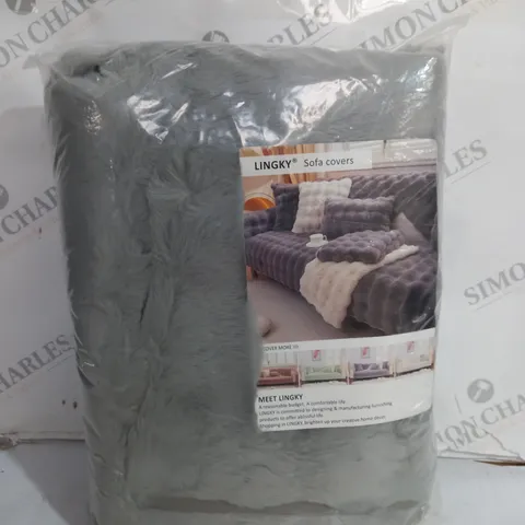 LINGKY GREY SOFA COVER 
