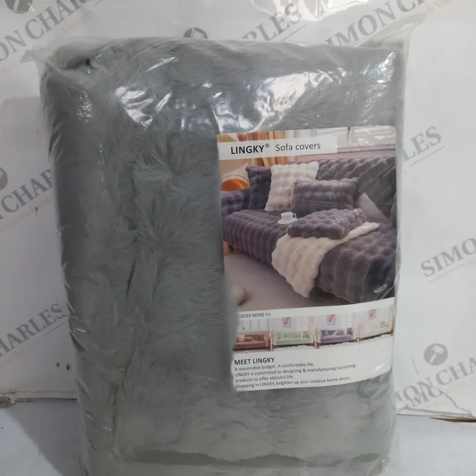 LINGKY GREY SOFA COVER 
