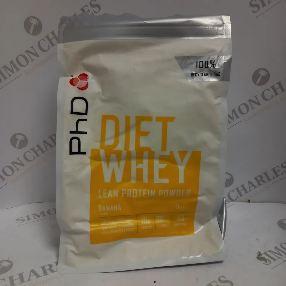 SEALED DIET WHEY LEAN PROTEIN POWDER - BANANA 1KG