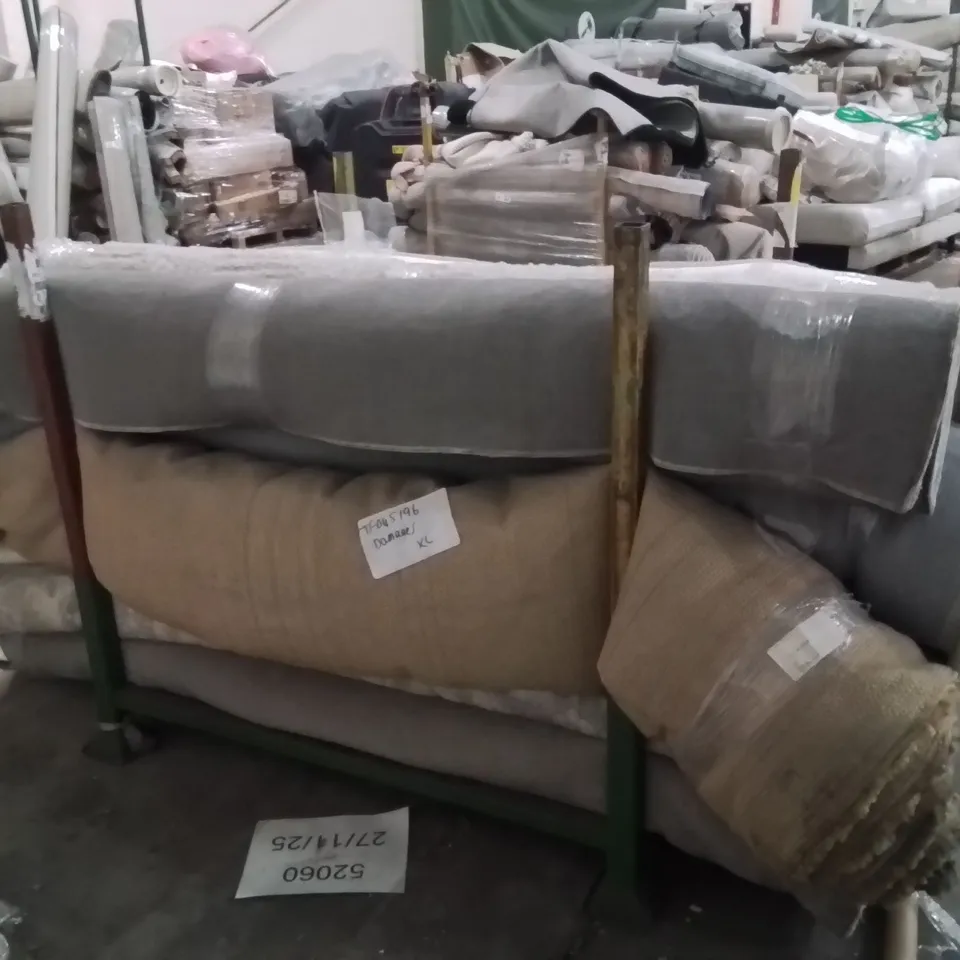 STILLAGE OF APPROXIMATELY 20 QUALITY DESIGNER RUGS