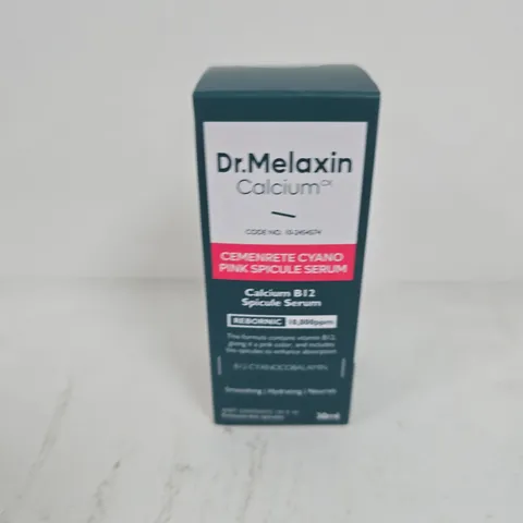 BOXED AND SEALED DR MELAXIN CALCIUM CX CEMENRATE CYANO PINK SPICULE SERUM (30ML)