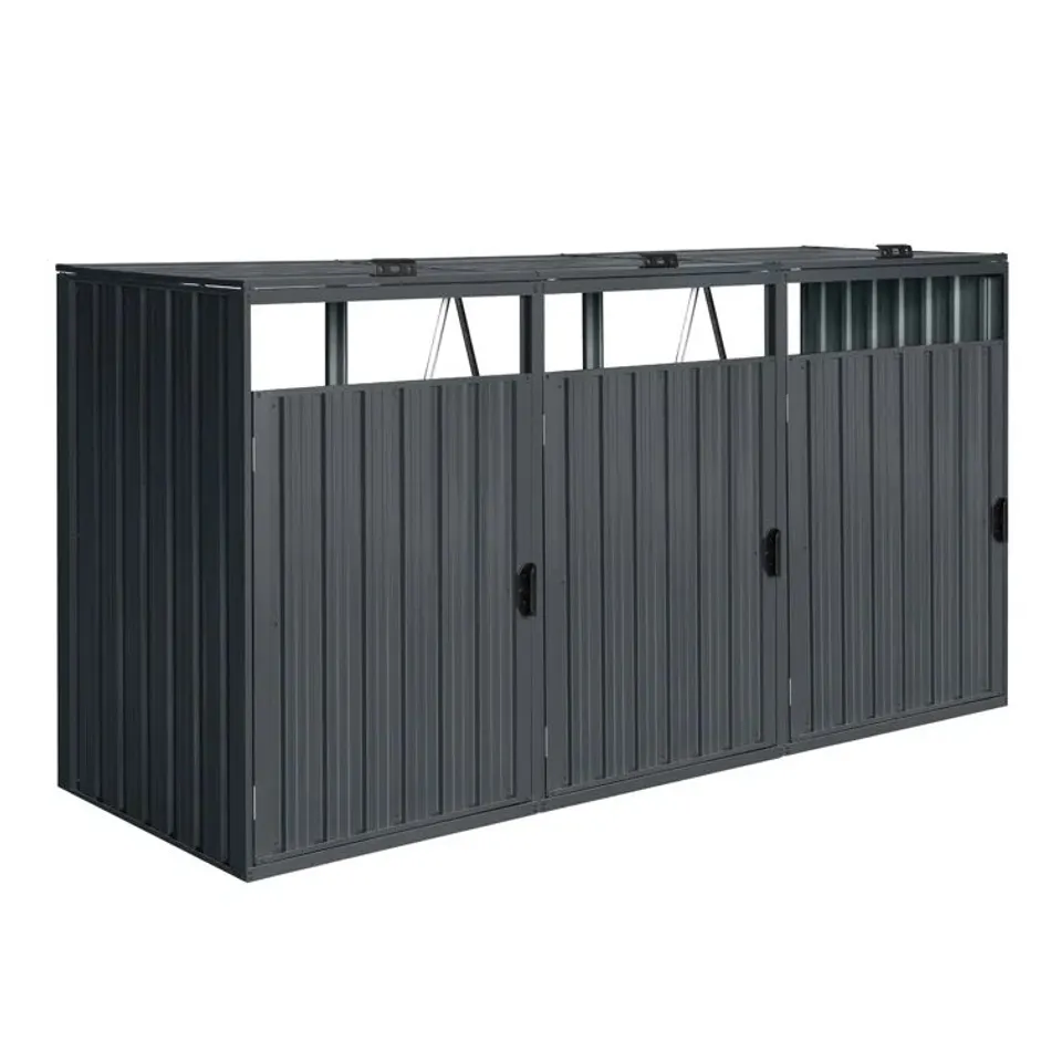 BOXED BRENIAH METAL TRIPLE BIN STORE (1 BOX)