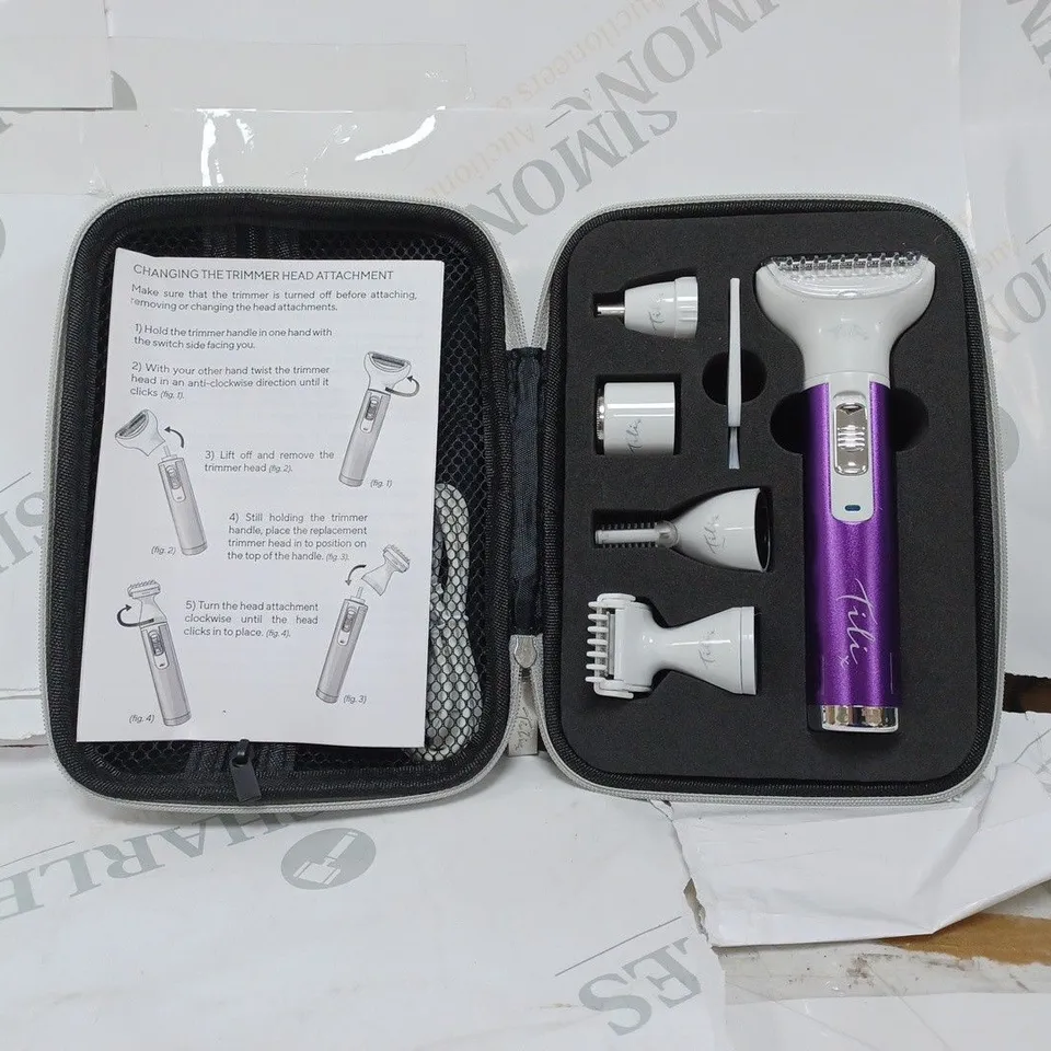 TILI 5-IN-1 MULTI-FUNCTION HAIR REMOVAL KIT - PURPLE