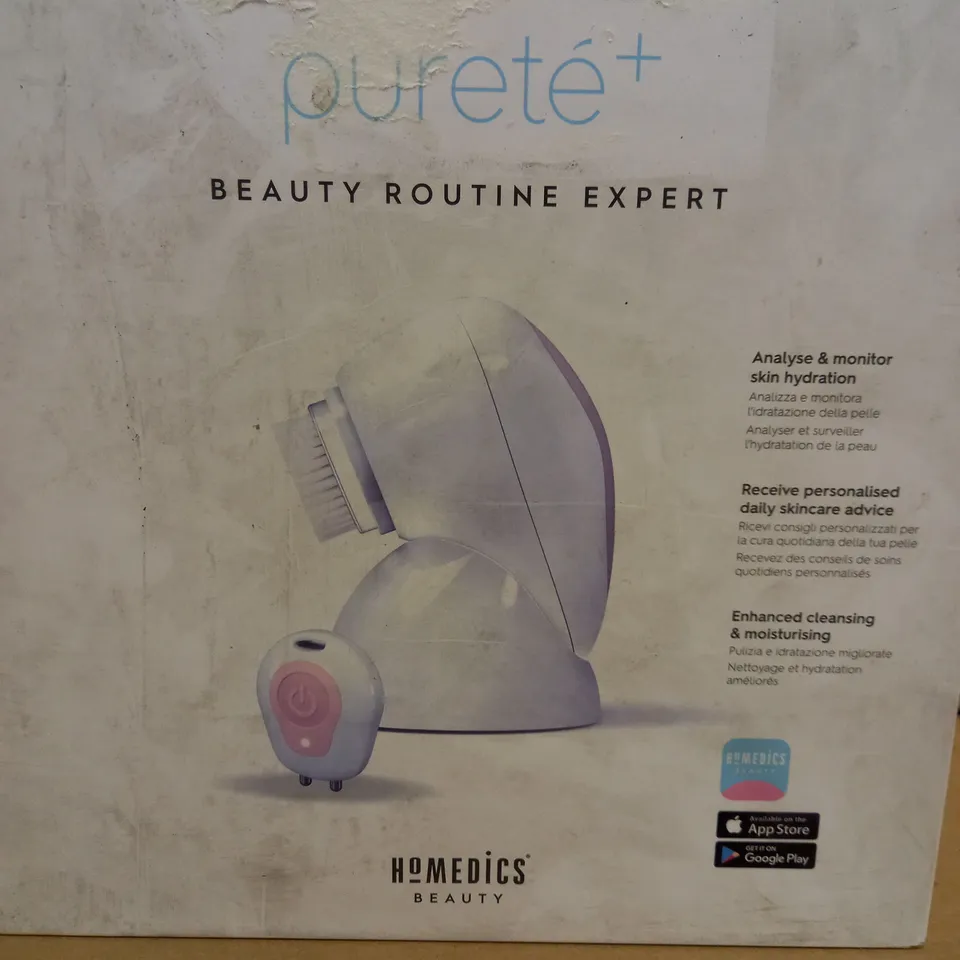 HOMEDICS CLEANING AND EXFOLIATING BRUSH BEAUTY ROUTINE EXPERT 