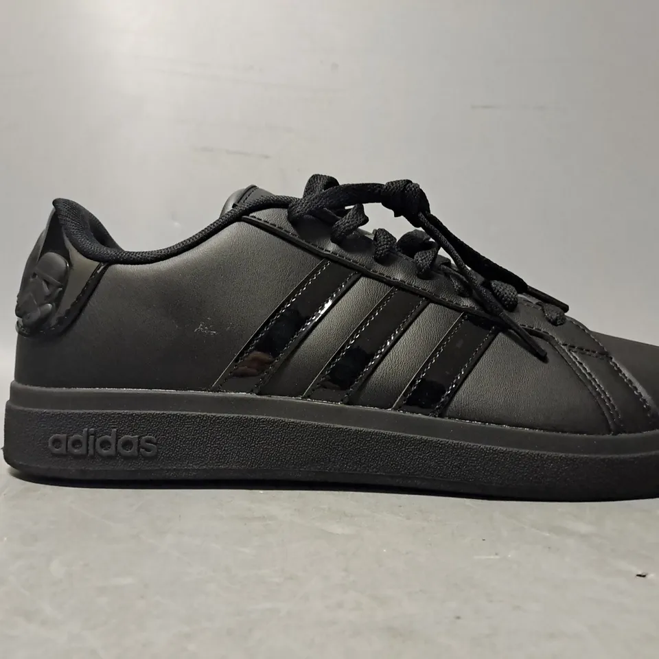 ADIDAS STAR WARS BLACK TRAINERS - UK 6 1/2