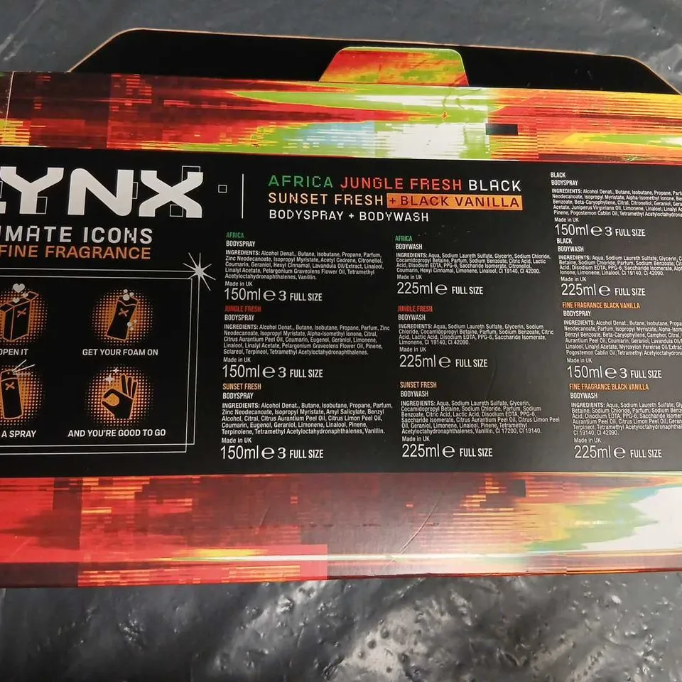 LYNX ULTIMATE ICONS GIFT SET – BODY SPRAY + BODY WASH