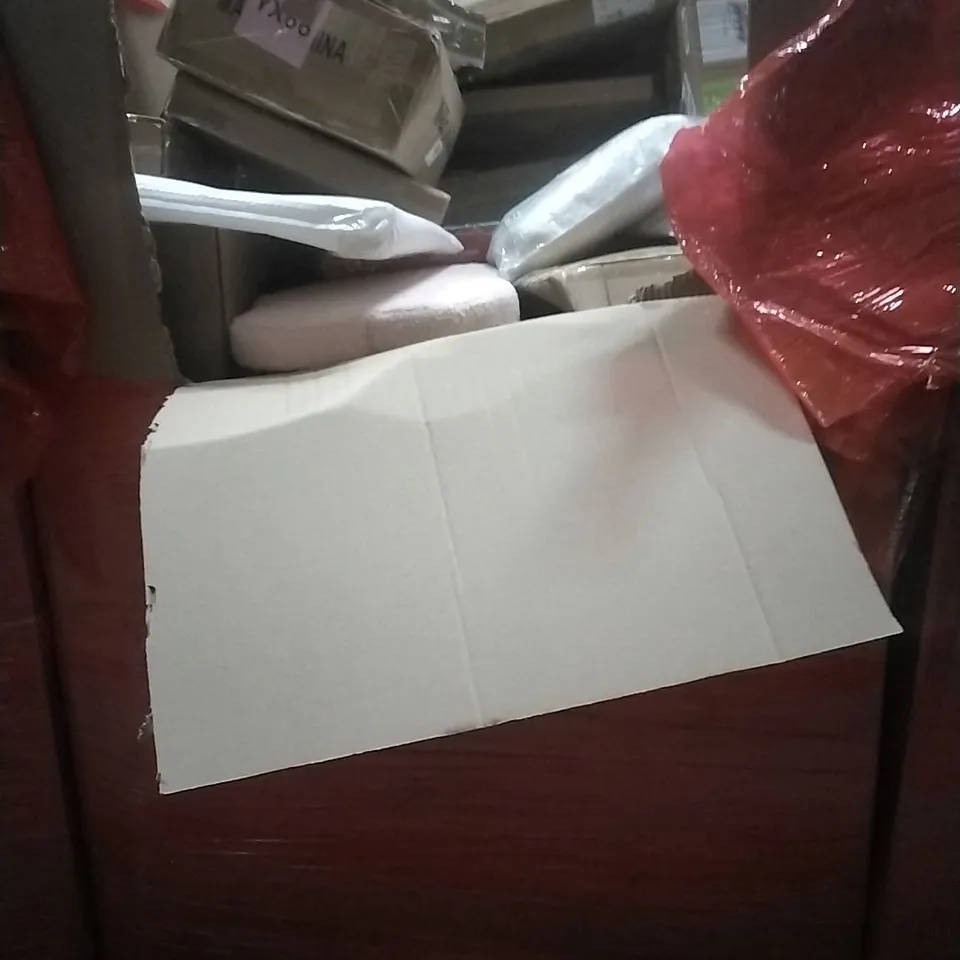 PALLET OF HOUSEHOLD ITEMS TO INCLUDE LAMP LIGHT,SOLAR BATTERY CHARGER, WALL CLOCK, LED DARTBOARD LIGHT,PICTURE FRAME AND OTHER ASSORTED ITEMS...