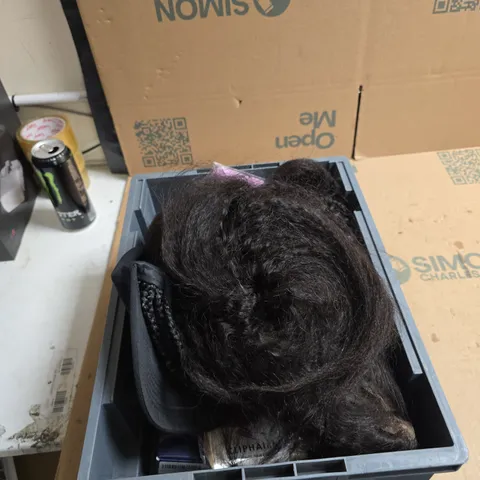 TOTE OF APPROXIMATELY 10 ASSORTED EXTENSION PRODUCTS