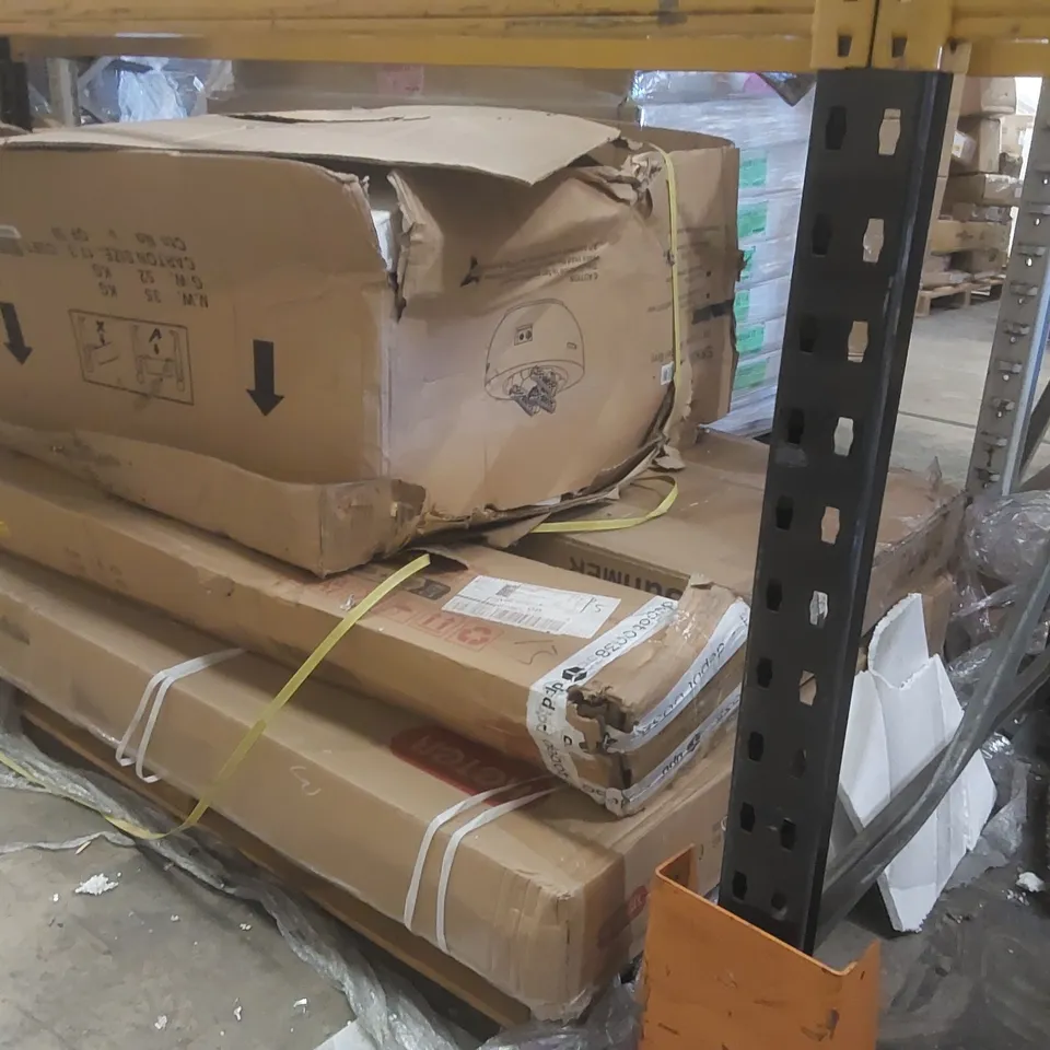 PALLET CONTAINING A LARGE QUANTITY OF ASSORTED FURNITURE PARTS ECT