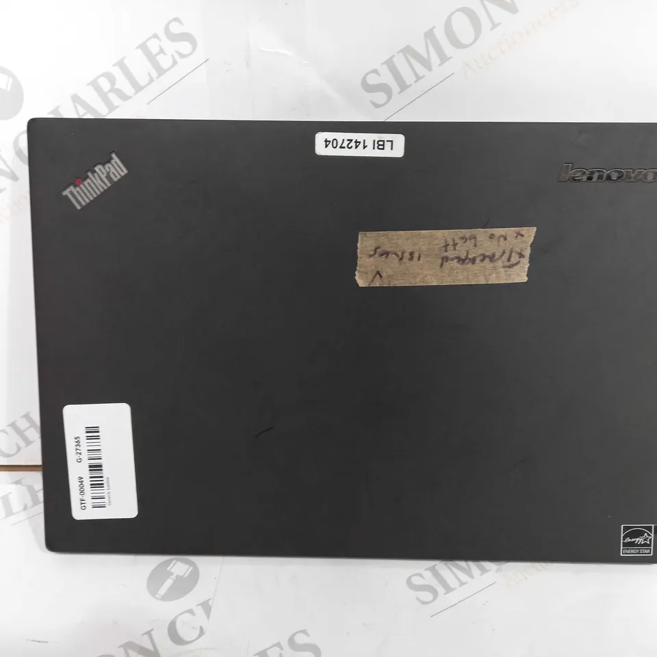 LENOVO X240 THINKPAD LAPTOP IN BLACK