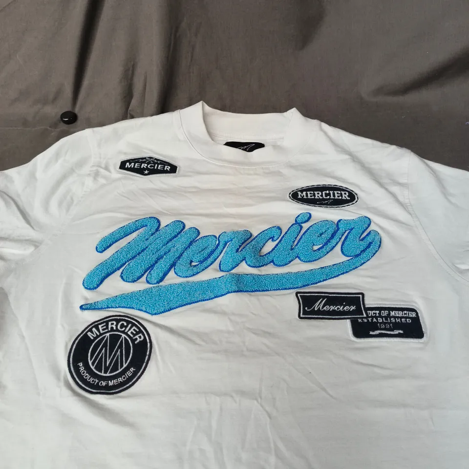 MERCIER WHITE T‑SHIRT SIZE M