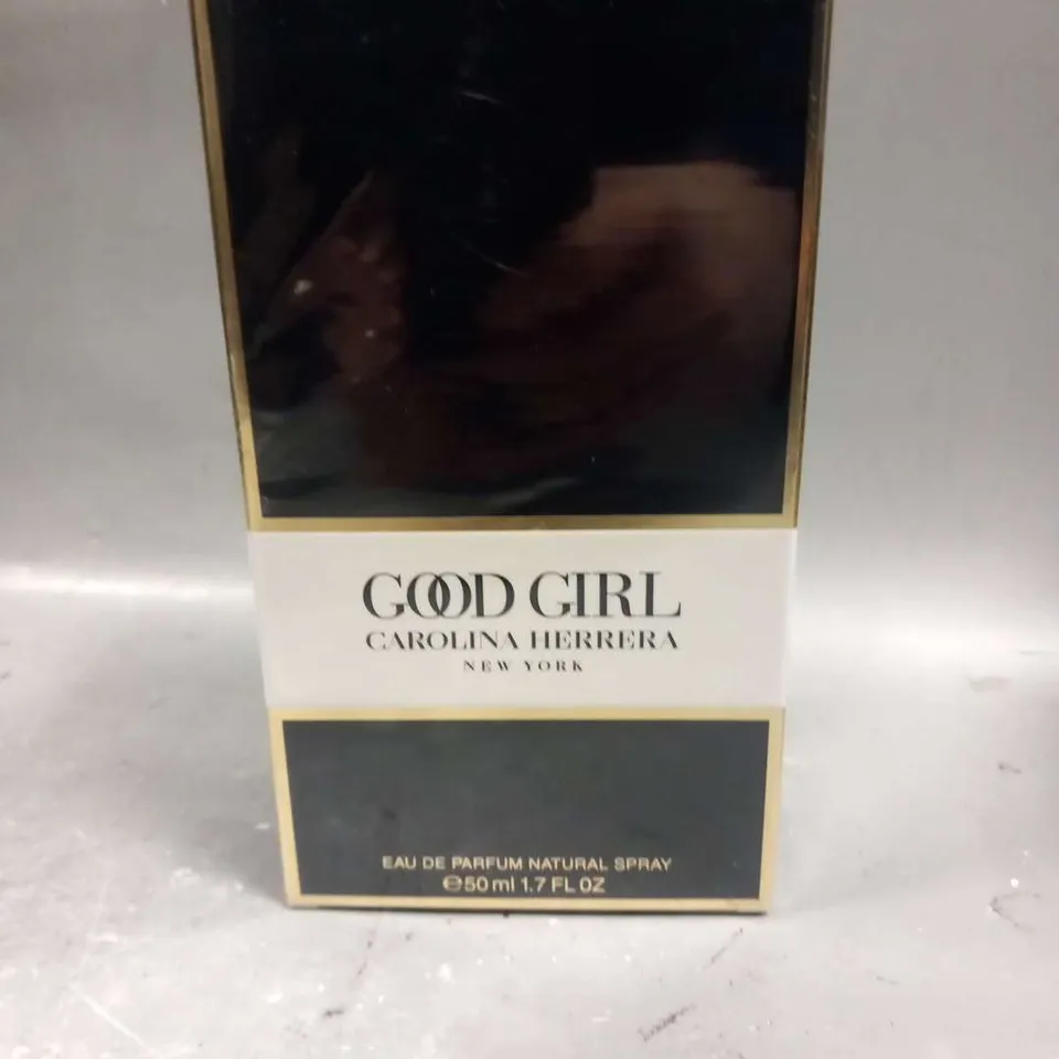 BOXED AND SEALED GOOD GIRL CAROLINA HERRERA NEW YORK EAU DE PARFUM 50ML