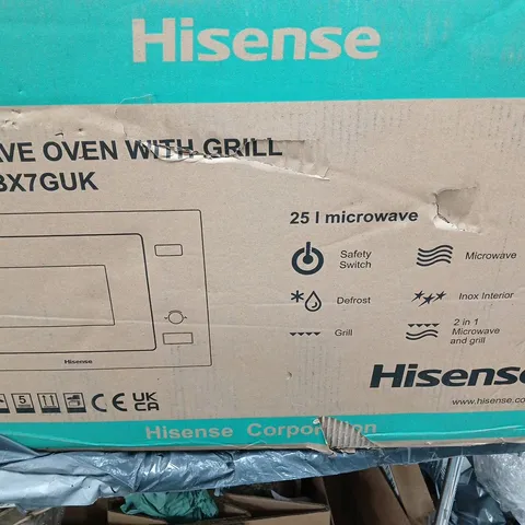 HISENSE MICROWAVE WITH GRILL - COLLECTION ONLY 
