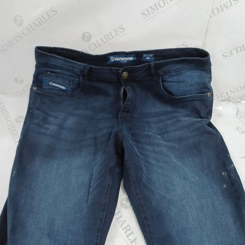 TAMBRELLA STRAIGHT FIT NAVY JEANS - 34R