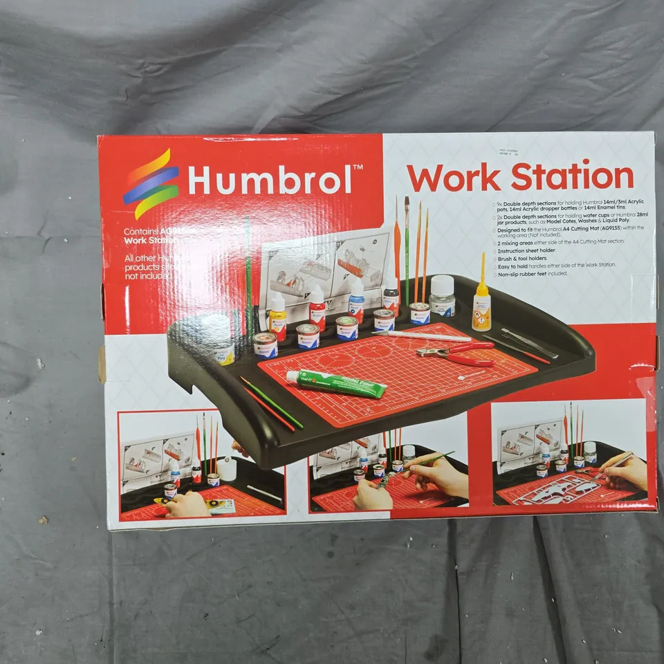 HUMBROL WORK STATION PAINTING SET